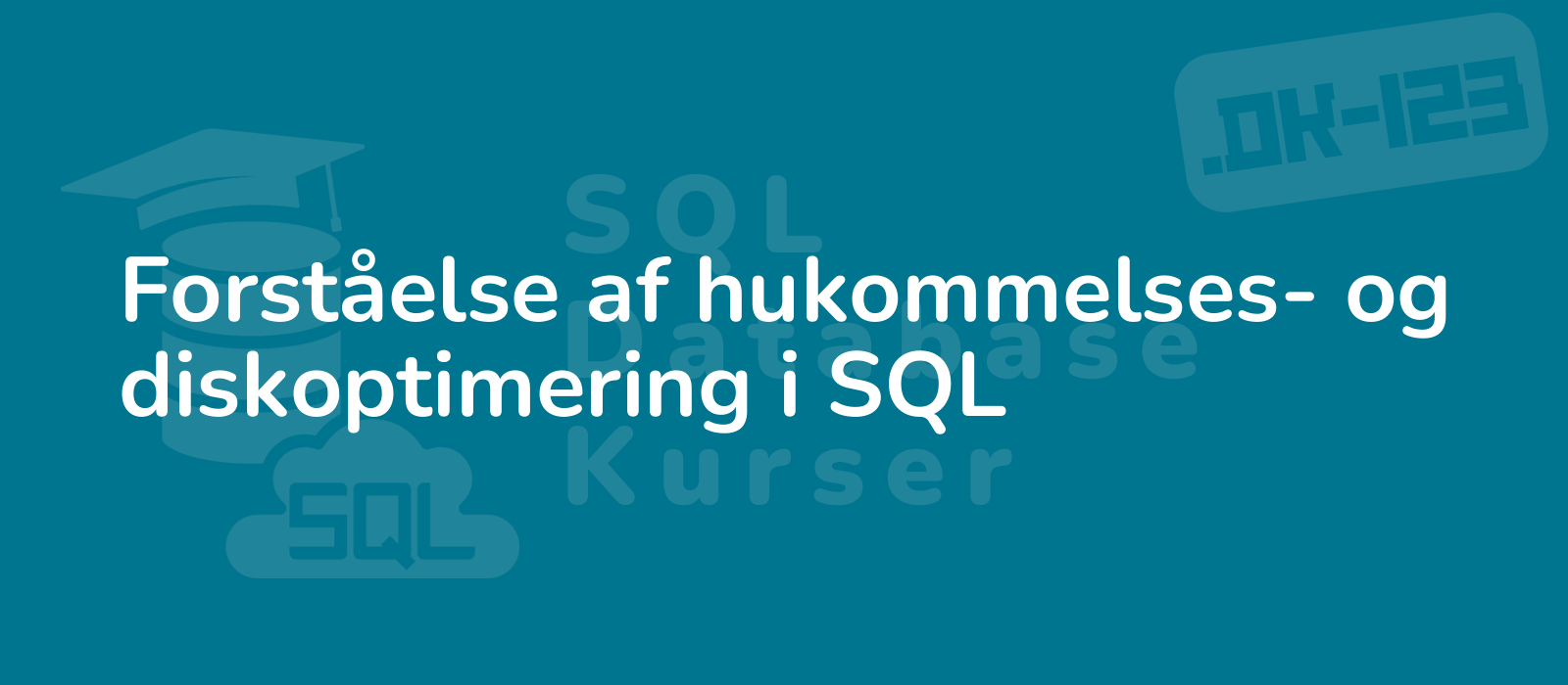 expertly designed visual showcasing sql memory and disk optimization with a focus on understanding simplicity and efficiency